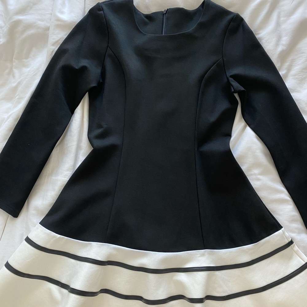 Cute black sleeved dress - never worn!